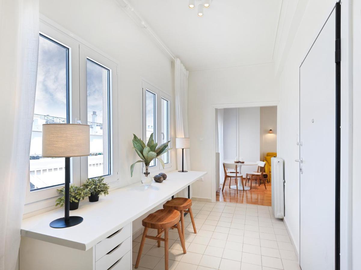 Modern Penthouse Overlooking Halkis Chalkís Eksteriør billede
